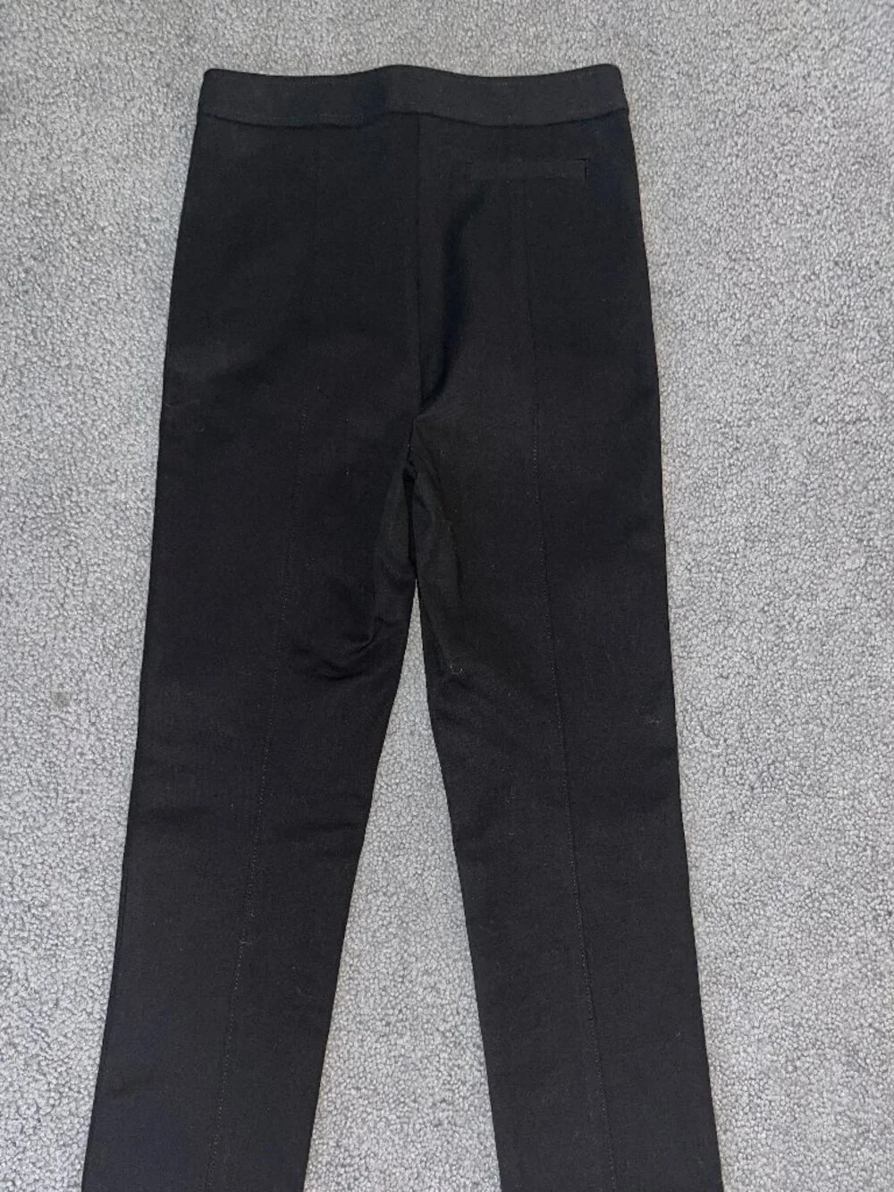 TORY BURCH VANNER PANT in BLACK - NEW WITHOUT TAGS HEAVY STRETCH COTTON SIZE 8